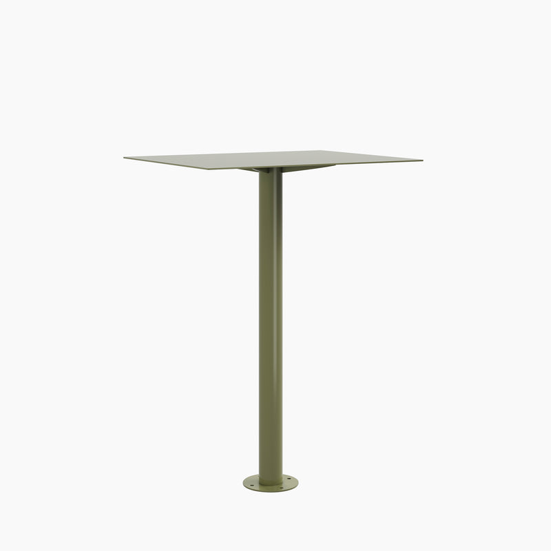 Cafe Table - Rectangular Top, Bolted Base