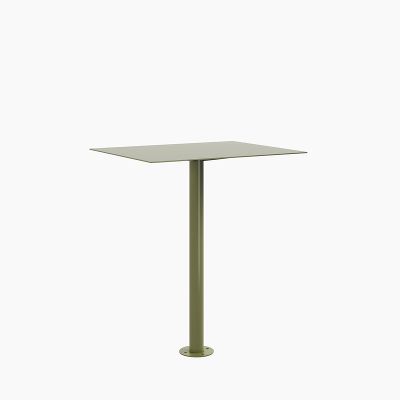 Cafe Table - Rectangular Top, Bolted Base