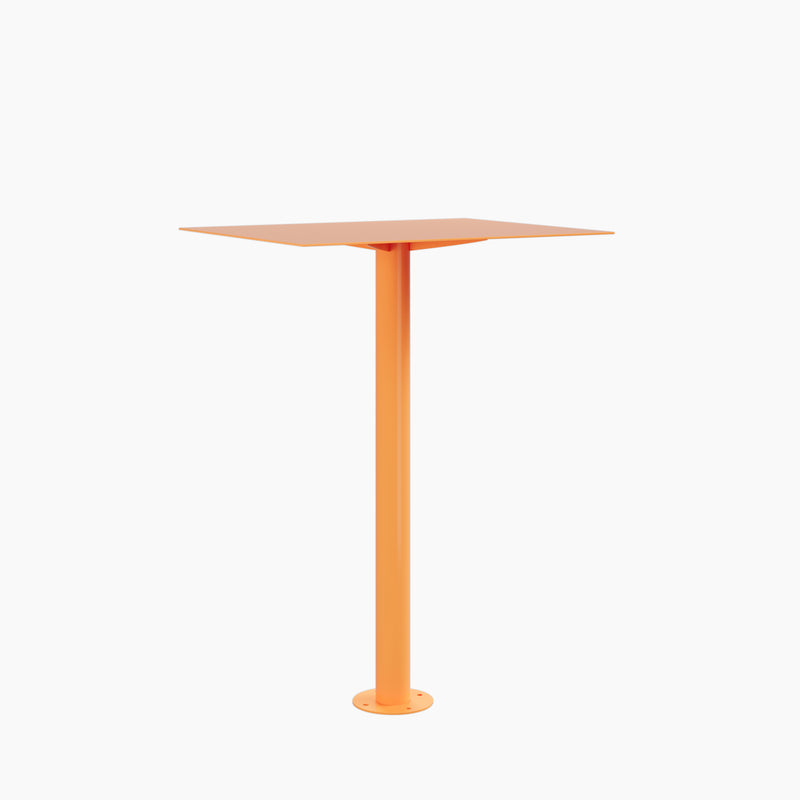 Cafe Table - Rectangular Top, Bolted Base