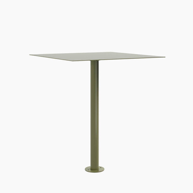 Cafe Table - Rectangular Top, Bolted Base
