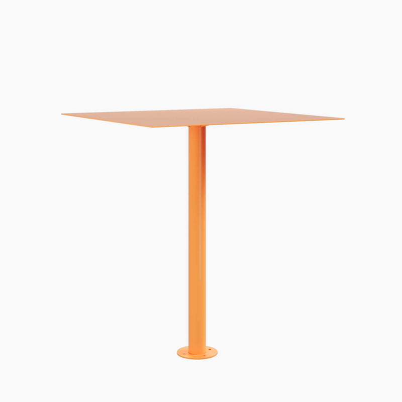 Cafe Table - Rectangular Top, Bolted Base