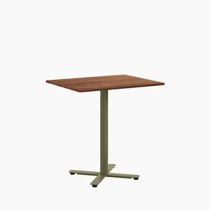 Cafe Table - Rectangular Top, X Base