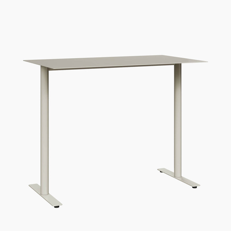 ADA Cafe Table - Rectangular Top, T-Leg Base