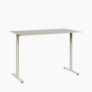 ADA Cafe Table - Rectangular Top, T-Leg Base