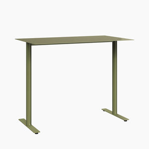 ADA Cafe Table - Rectangular Top, T-Leg Base