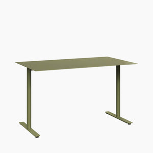 ADA Cafe Table - Rectangular Top, T-Leg Base