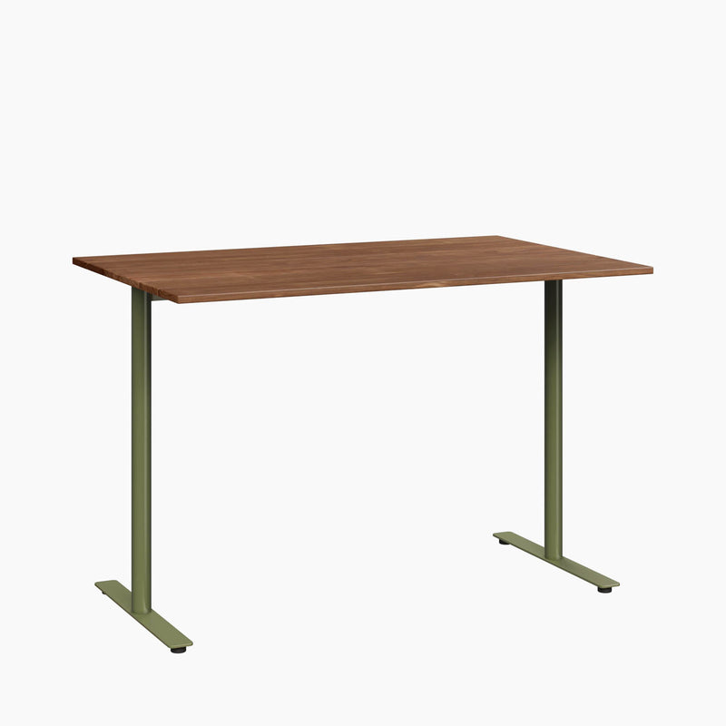 ADA Cafe Table - Rectangular Top, T-Leg Base