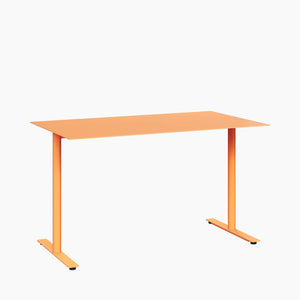 ADA Cafe Table - Rectangular Top, T-Leg Base