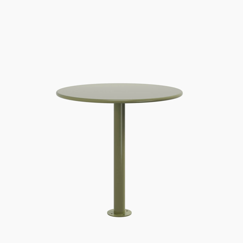 Cafe Table - Round Top, Bolted Base