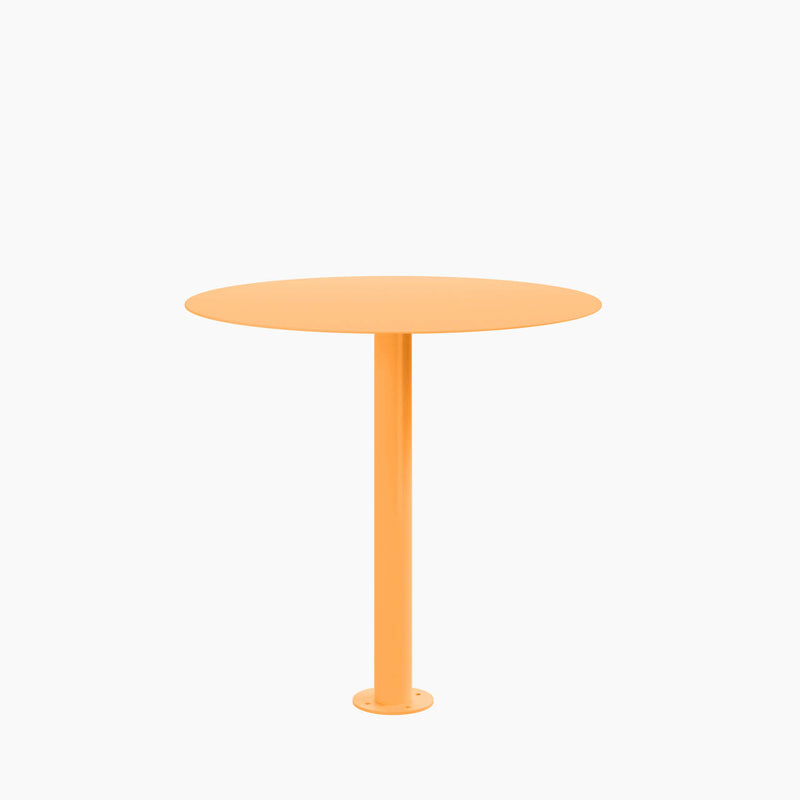Cafe Table - Round Top, Bolted Base