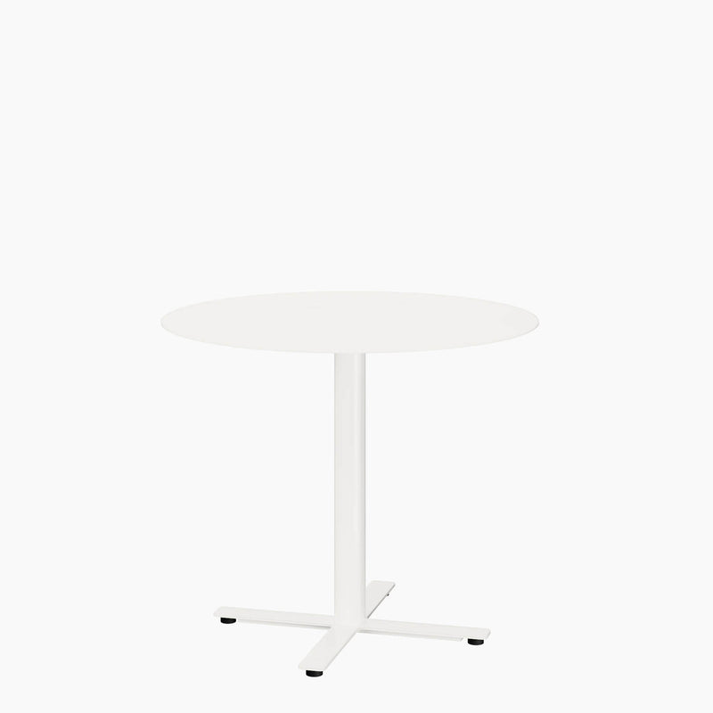 Cafe Table - Round Top, X Base