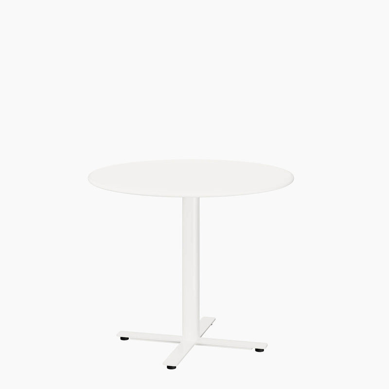 Cafe Table - Round Top, X Base