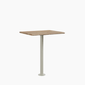Cafe Table - Rectangular Top, Bolted Base