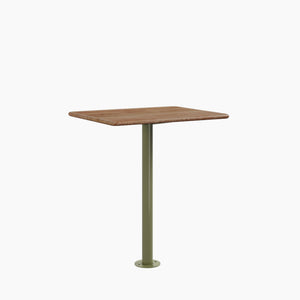 Cafe Table - Rectangular Top, Bolted Base