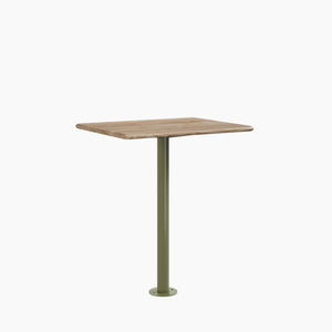 Cafe Table - Rectangular Top, Bolted Base