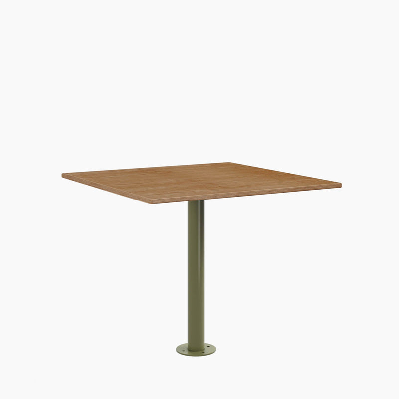 Cafe Table - Rectangular Top, Bolted Base