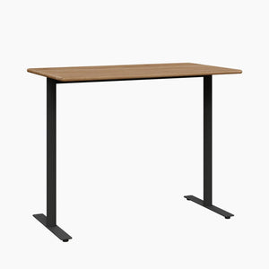 Cafe Table - Rectangular Top, T-Leg Base