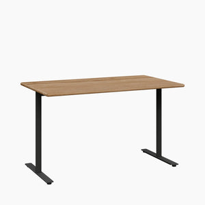 Cafe Table - Rectangular Top, T-Leg Base