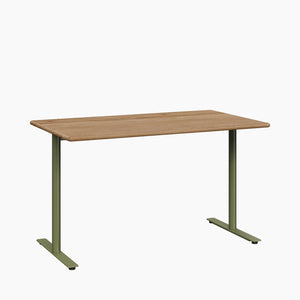 Cafe Table - Rectangular Top, T-Leg Base