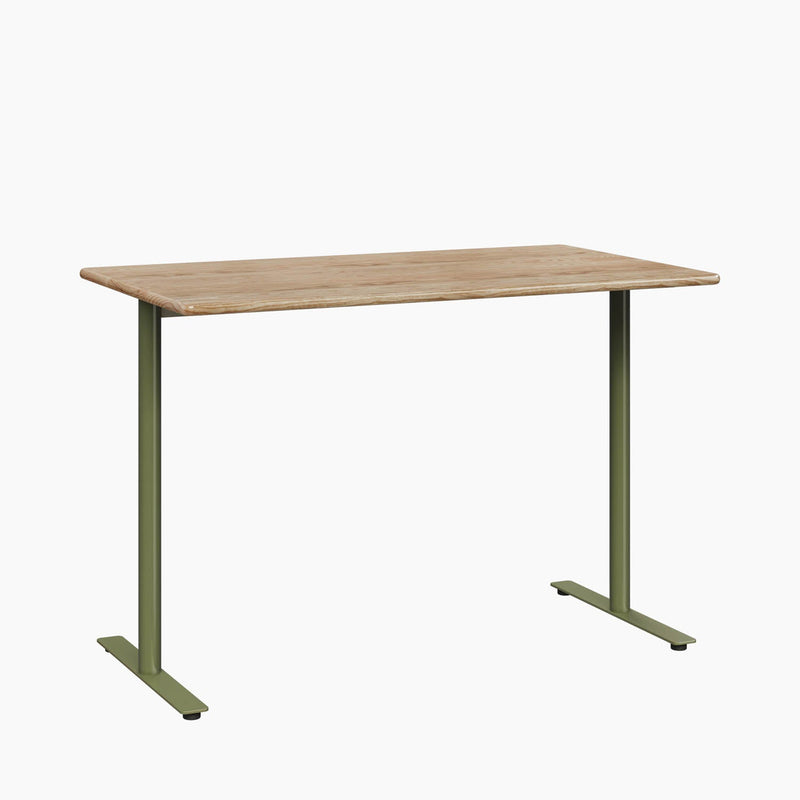 ADA Cafe Table - Rectangular Top, T-Leg Base