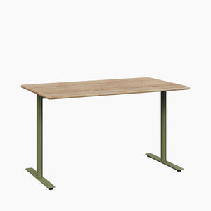 Cafe Table - Rectangular Top, T-Leg Base