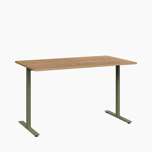 ADA Cafe Table - Rectangular Top, T-Leg Base