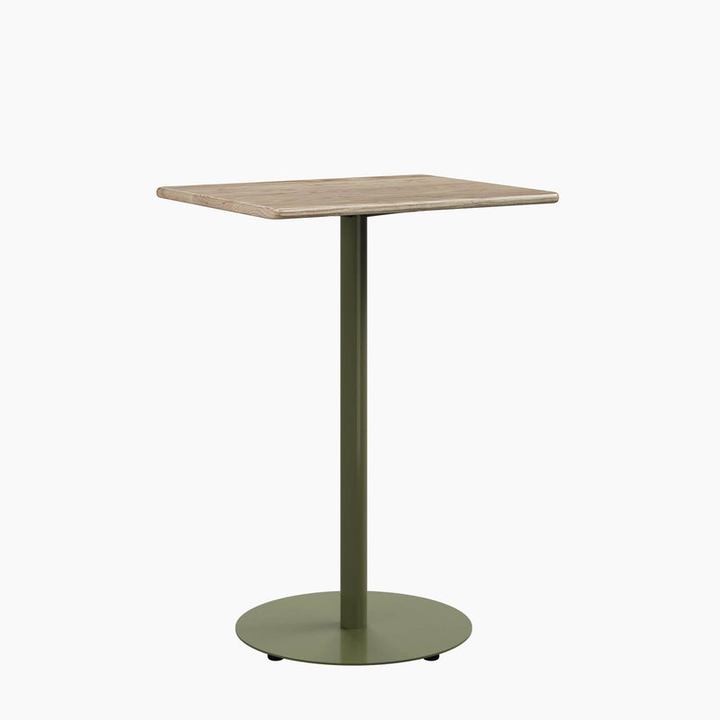 Cafe Table - Rectangular Top, Weighted Base