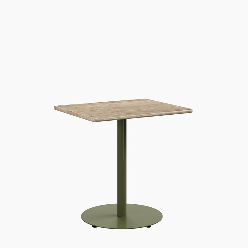 Cafe Table - Rectangular Top, Weighted Base