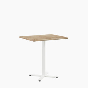 Cafe Table - Rectangular Top, X Base