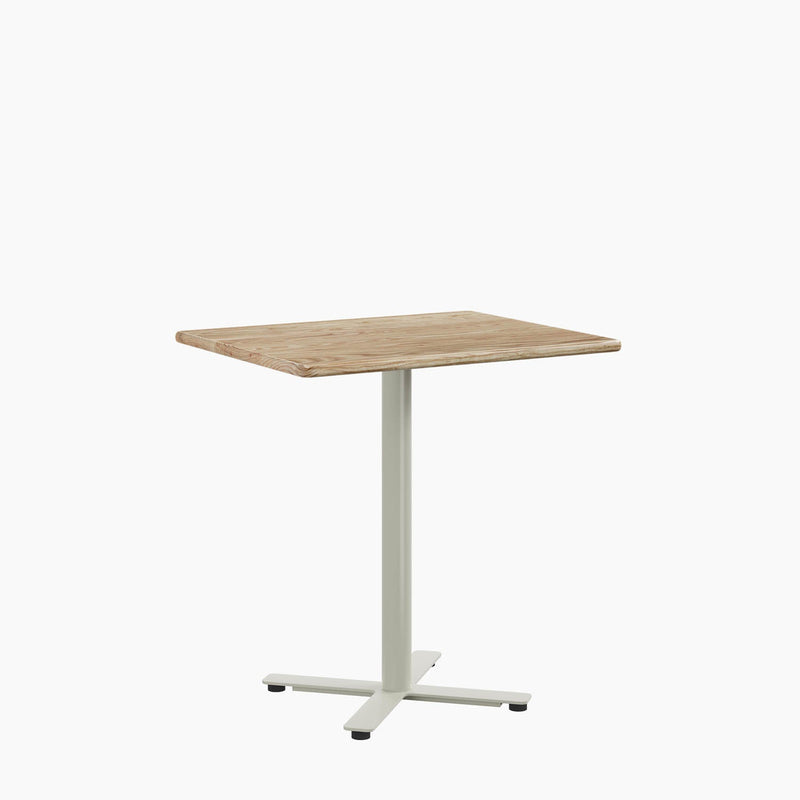 Cafe Table - Rectangular Top, X Base