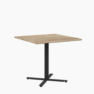 Cafe Table - Rectangular Top, X Base