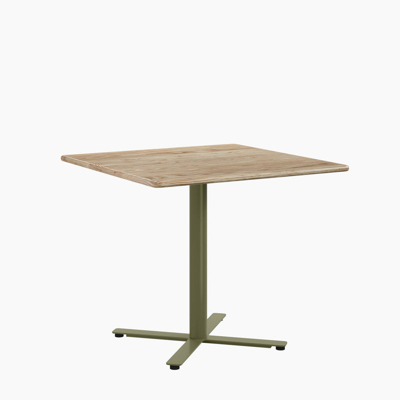 Cafe Table - Rectangular Top, X Base