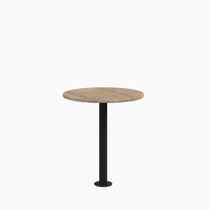 Cafe Table - Round Top, Bolted Base