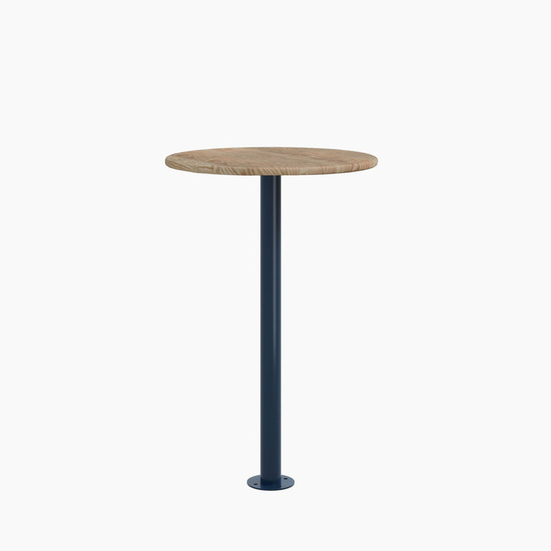 Cafe Table - Round Top, Bolted Base