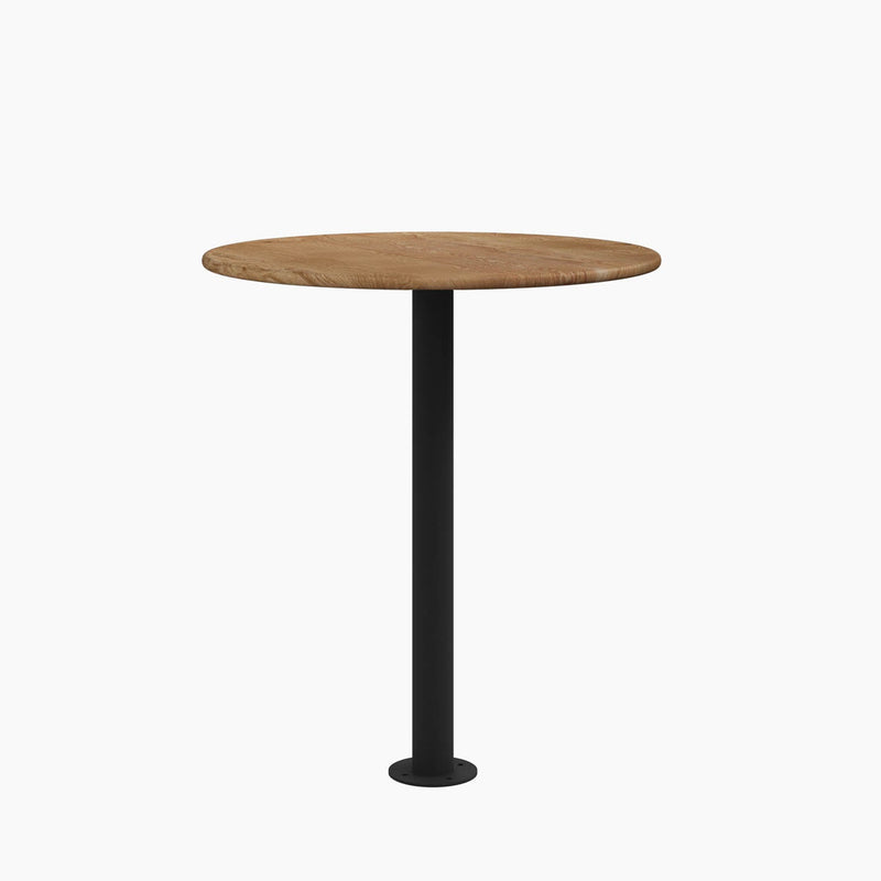 Cafe Table - Round Top, Bolted Base