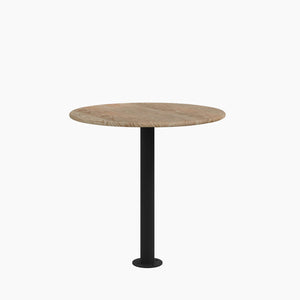 Cafe Table - Round Top, Bolted Base