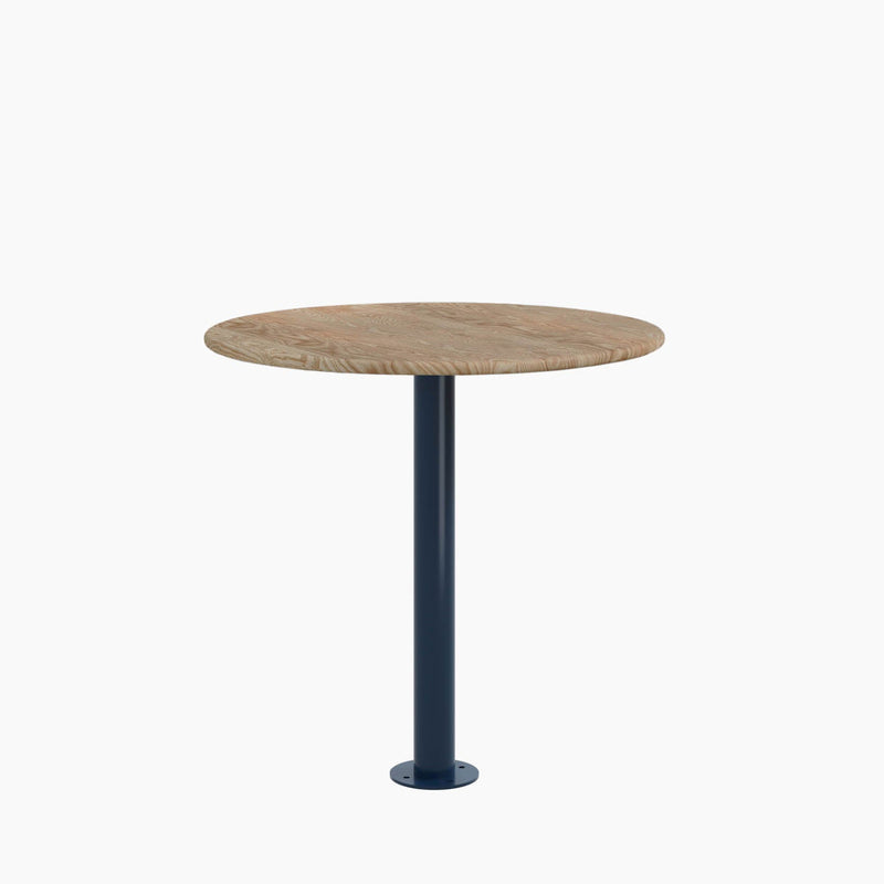 Cafe Table - Round Top, Bolted Base