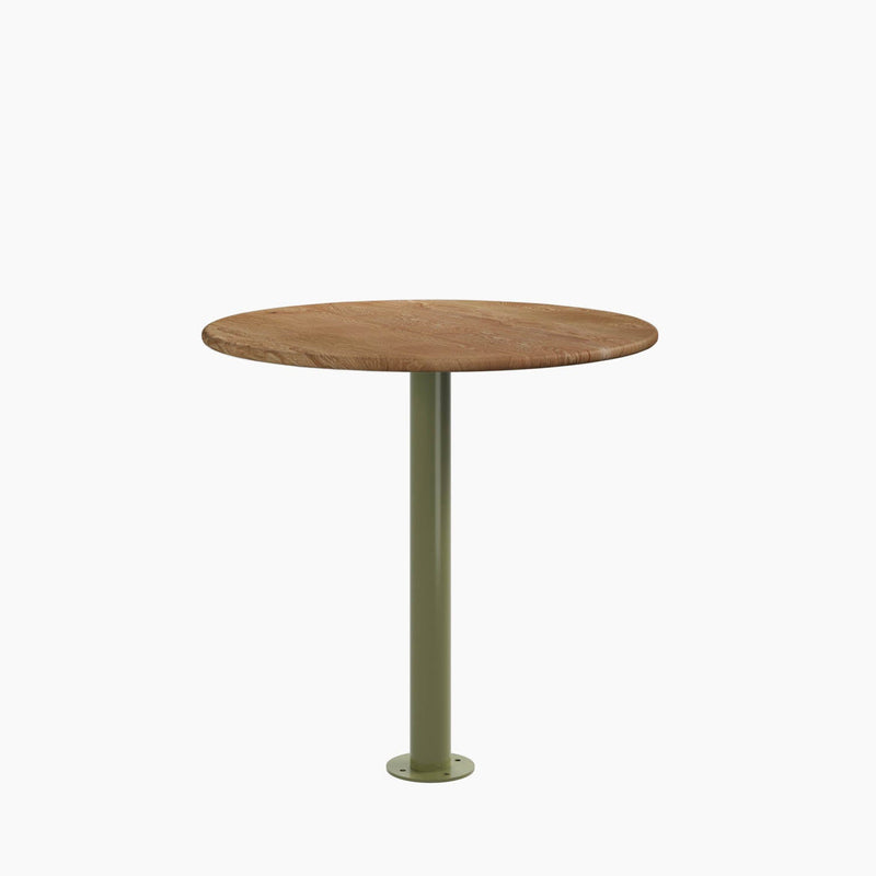 Cafe Table - Round Top, Bolted Base