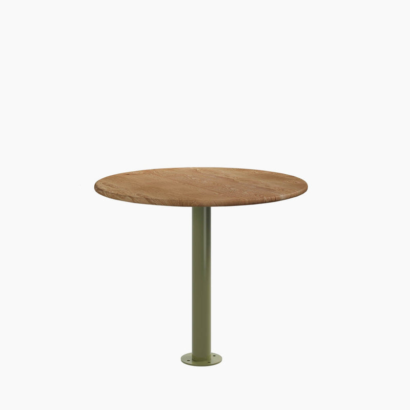 Cafe Table - Round Top, Bolted Base