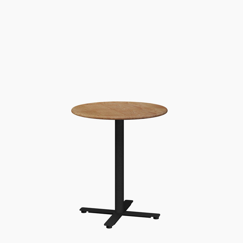 Cafe Table - Round Top, X Base