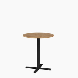 Cafe Table - Round Top, X Base