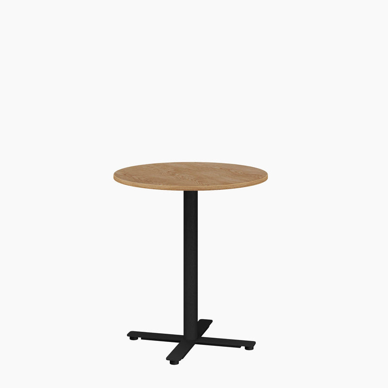 Cafe Table - Round Top, X Base