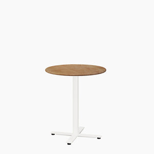 Cafe Table - Round Top, X Base