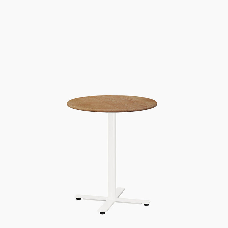 Cafe Table - Round Top, X Base