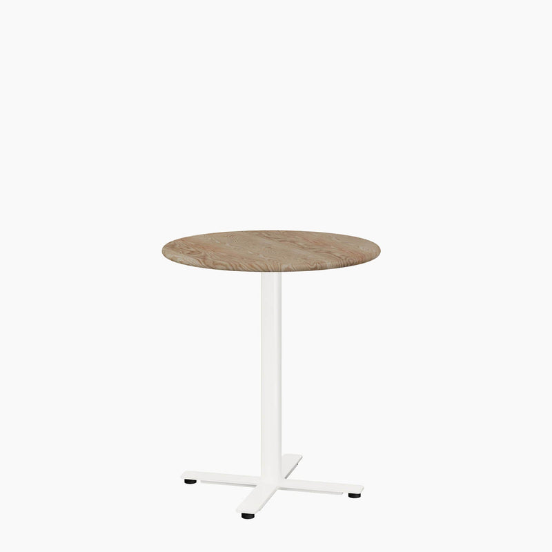 Cafe Table - Round Top, X Base