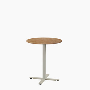 Cafe Table - Round Top, X Base