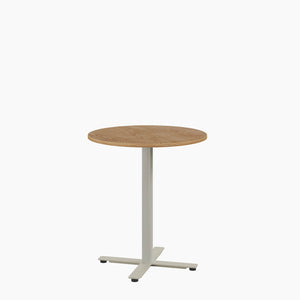 Cafe Table - Round Top, X Base