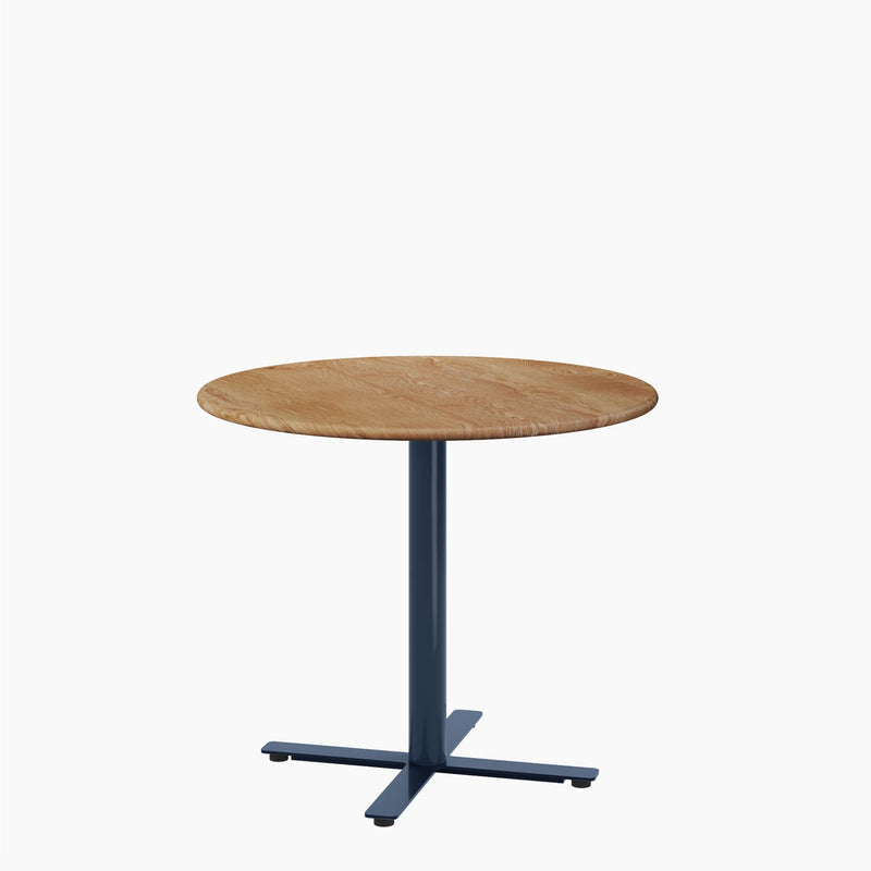 Cafe Table - Round Top, X Base