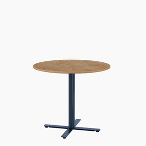 Cafe Table - Round Top, X Base