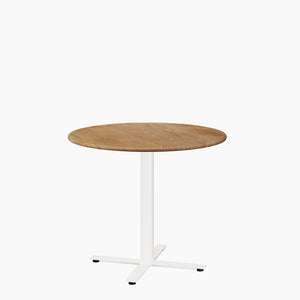 Cafe Table - Round Top, X Base